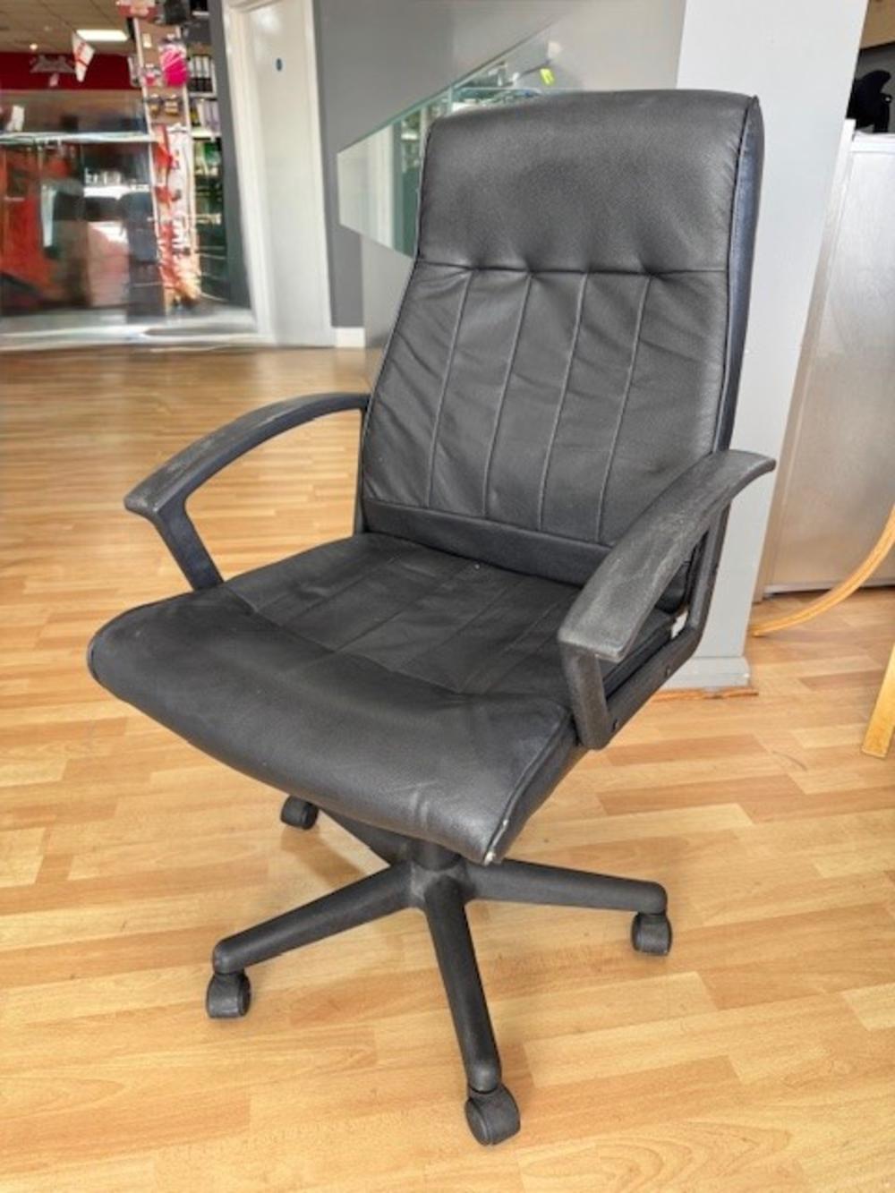 Black Leather Executive Chair