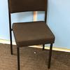 Alliance Stacking Side Chair in Charcoal Fabric