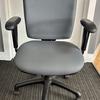 Grey Square Backed Task Chair with Adjustable Arms