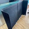 Pair of Ikea Floor Standing Dividers - Graphite Fabric