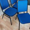 Set Of 5 Blue Chairs