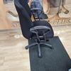 Black Fabric Task Chair With Adjustable Arms 