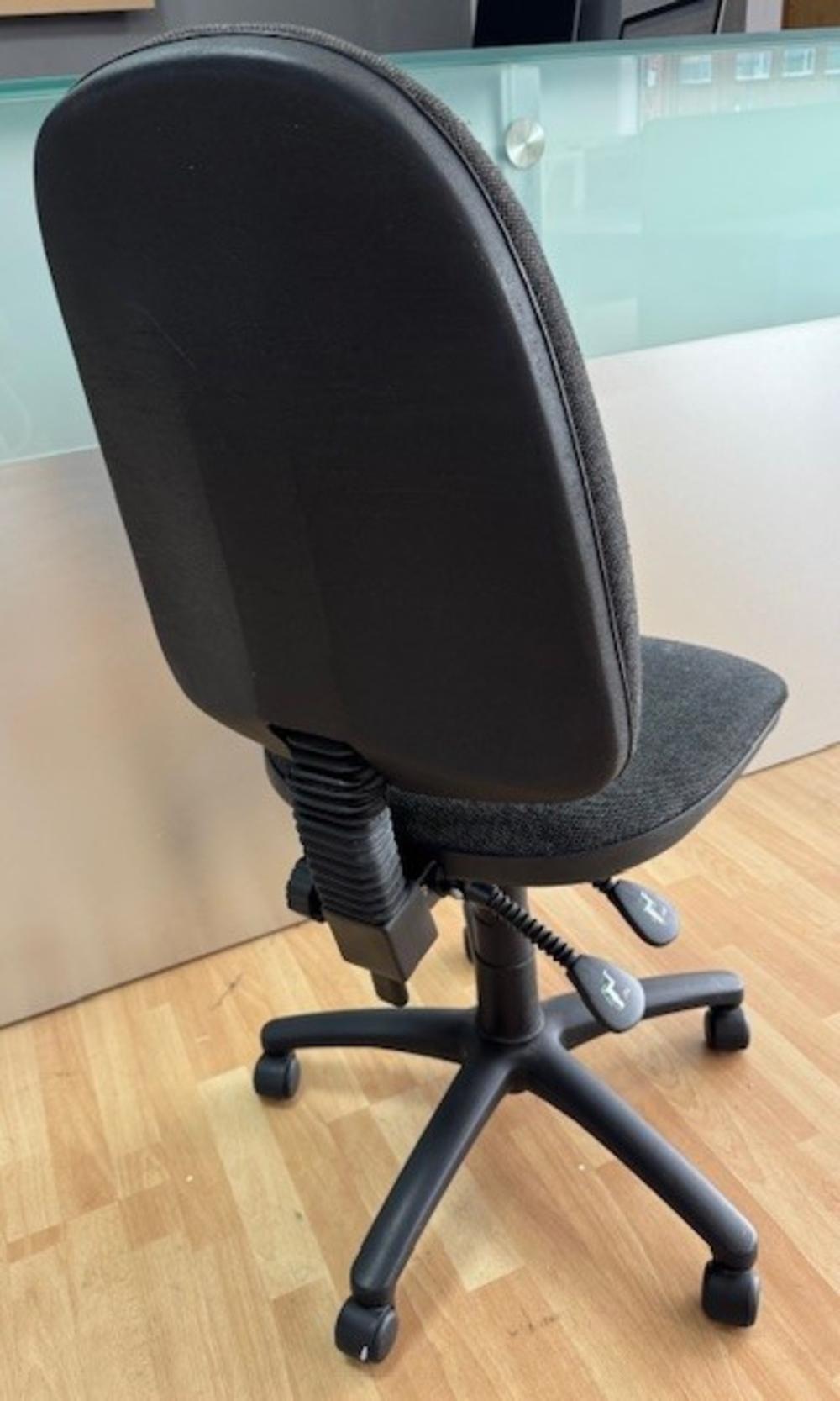 Charcoal Twin Lever Operator Chair - Mark on the seat pad