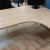 Right Handed Apple Radial Desk 1600mm 