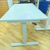 Electric Height Adjustable Desk in Grey with Grey Frame 1600 x 800mm