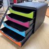 Exacompta Big Box Neon 4dr Multi drawer Cabinet