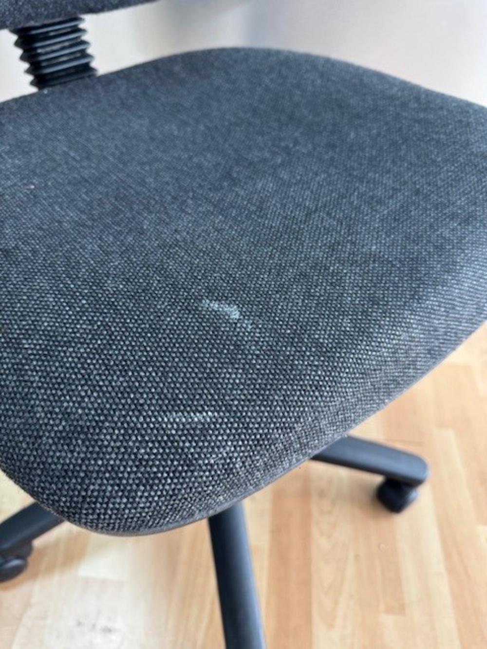 Charcoal Twin Lever Operator Chair - Mark on the seat pad