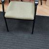 Light Green Side Chair With Fixed Arms 