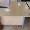 Light Oak 1600mm x 1200mm Panel End Right Handed Desk