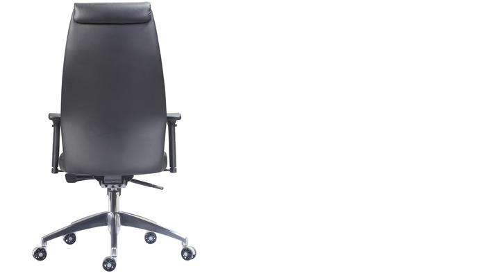 OI High Back Faux Leather Executive Chair Rear View