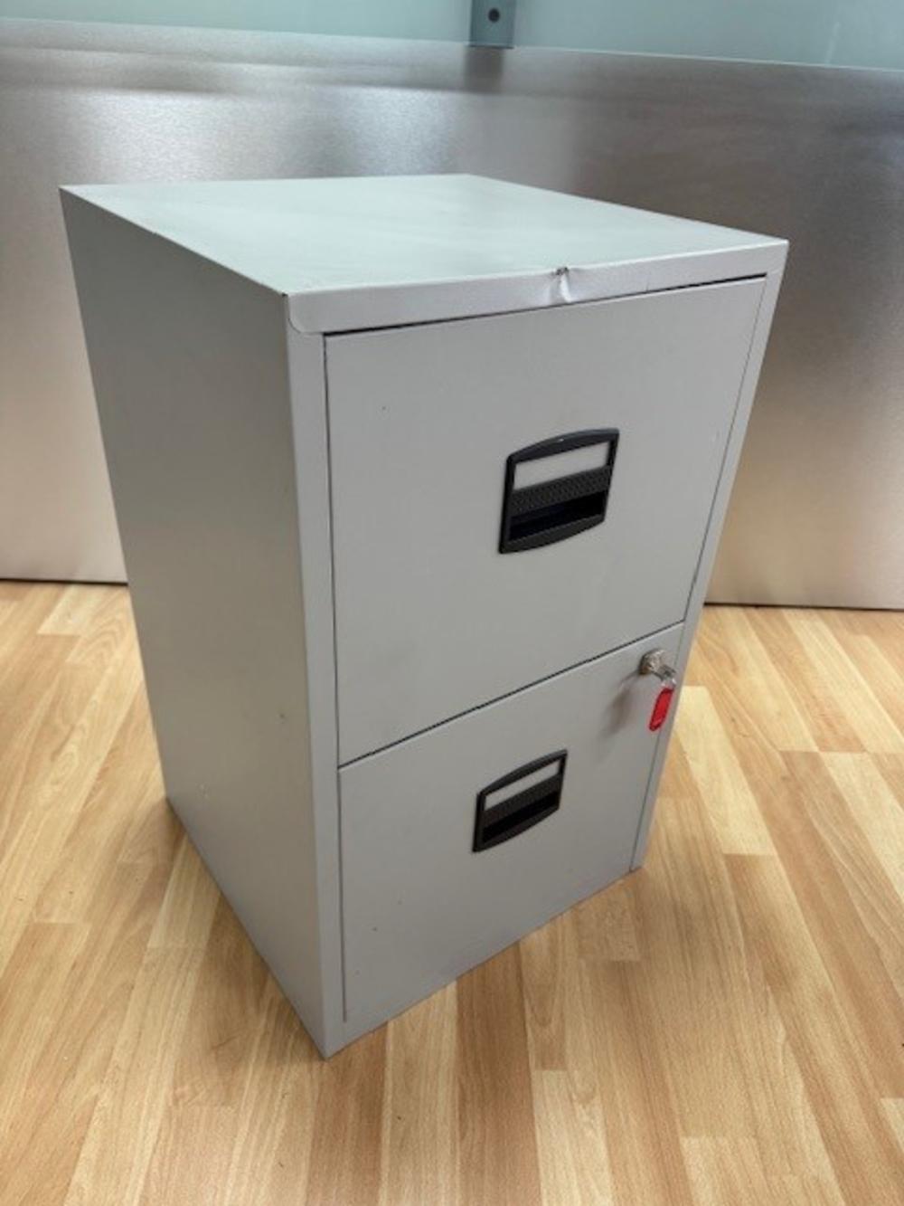 Bisley Lockable  A4 Home Filing Cabinet 