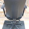 Black Havana Square Backed Operator Chair with Adjustable Arms