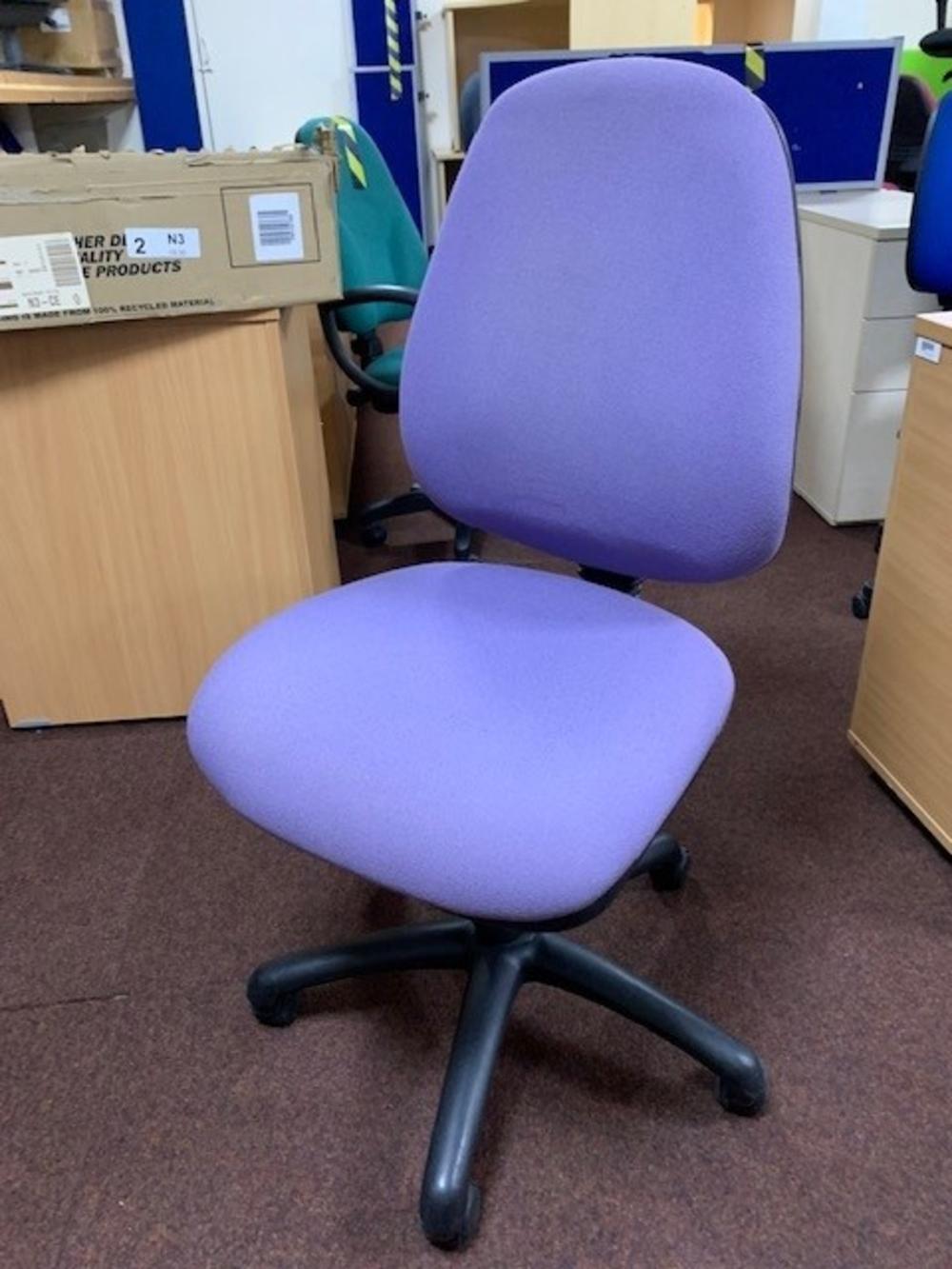 Purple High Back Operator Chair