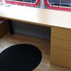 Calva Oak Narrow 1600mm x 600mm Combi Desk 