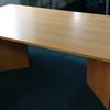 Oak Wood Veneer 2400 x 1200mm Boardroom Table