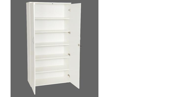 OI 2000mm High White Storage Cupboard