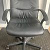 Black Leather Look Executive Chair