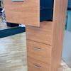 Cherry Lockable 4dr. Filing Cabinet