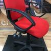 Red Operator Chair with Arms