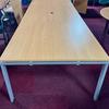 Beech 3600 x 1200mm 3 Section Boardroom Table with Cable Port 