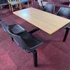 Modular 4 Seat Canteen Table - 2 Way Entry