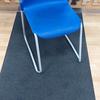 Set Of 9 Blue Plastic Chairs
