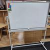 1700mm High Mobile / Tilt Whiteboard On Castors Board Is 1200mm x 800mm