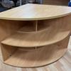 Imperial Corner Bookcase 800mm x 800mm Apple