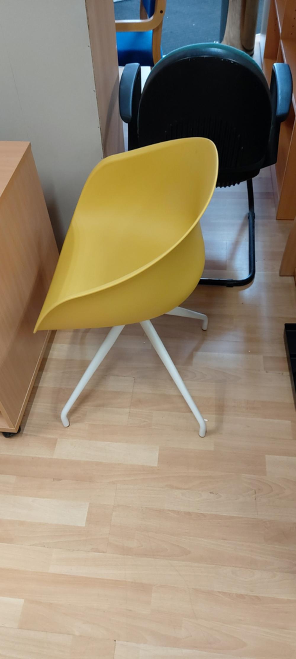 Yellow Plastic Tub Chair