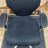 Black Fabric Task Chair With Adjustable Arms
