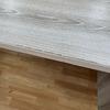 1600mm Grey Oak Single Pedestal Desk