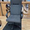 Black Fabric Executive Chair With Fixed Arms 