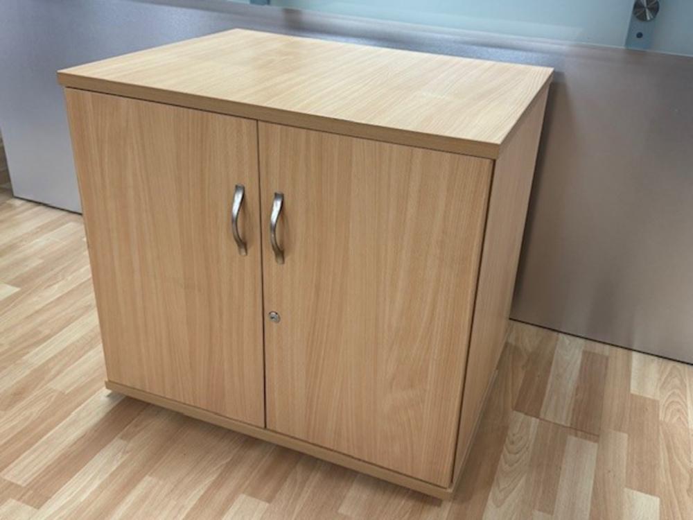 Dams 800mm Wide Cupboard with Adjustable Shelf Beech