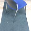 Blue Side Chair With Chrome Legs 