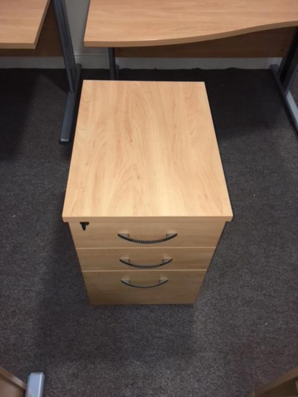 Imperial Under Desk 3 Drawer Mobile Pedestal Apple