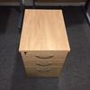 Imperial Under Desk 3 Drawer Mobile Pedestal Apple