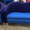 2 Tone Purple Reception Seating Set