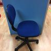 Blue Fabric Typist Chair 