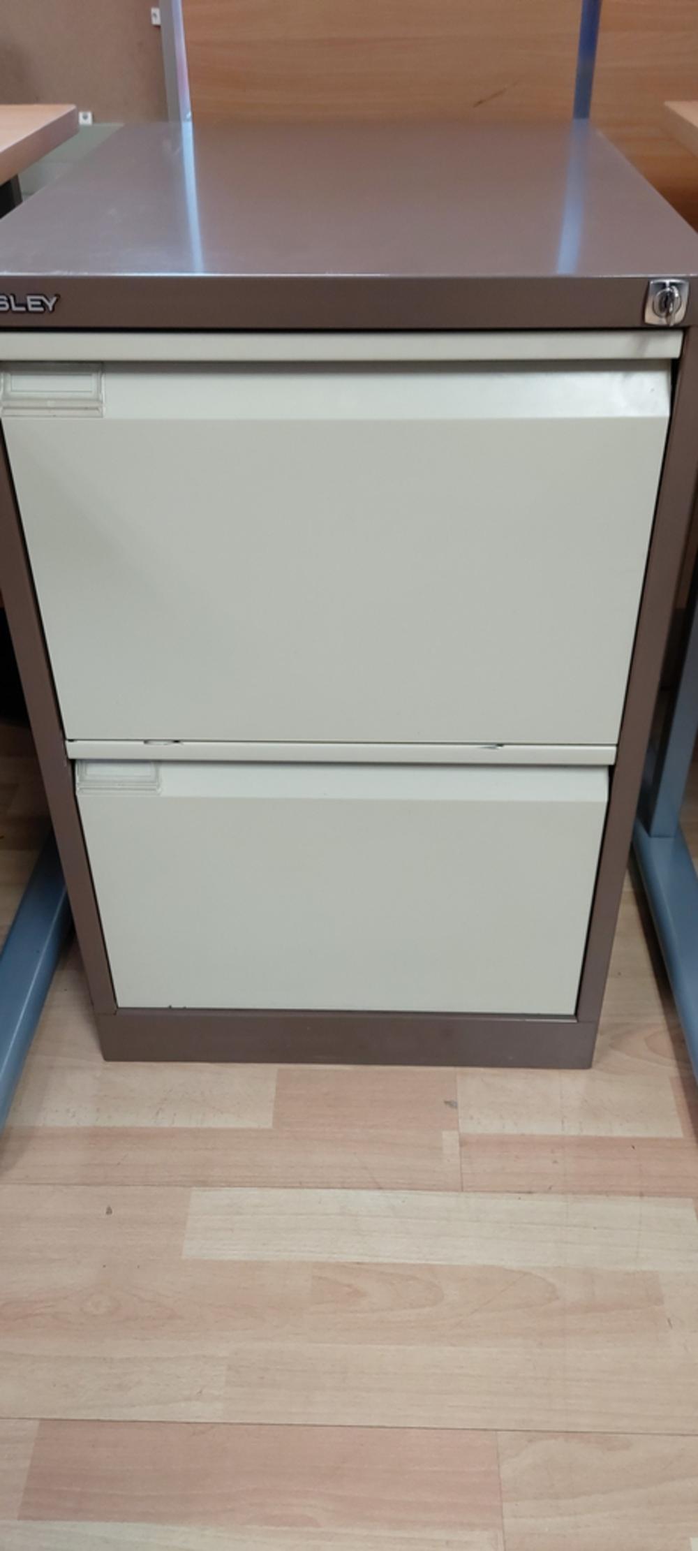 Bisley Executive 2 Drawer Filing Cabinet
