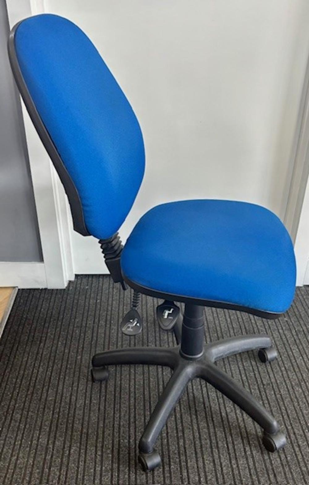 Blue High Back Operator Chair