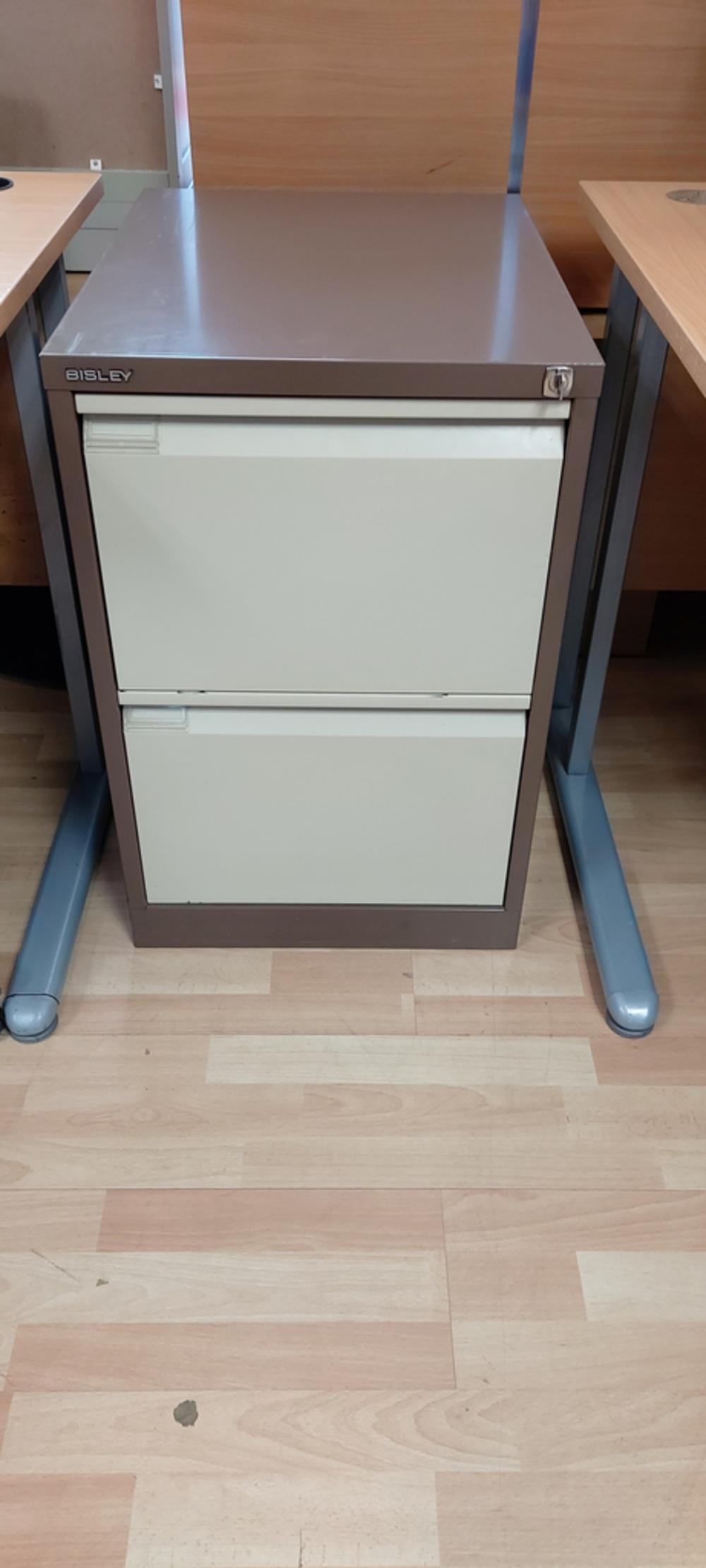 Bisley Executive 2 Drawer Filing Cabinet