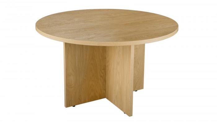 Circular Table 1000mm Oak