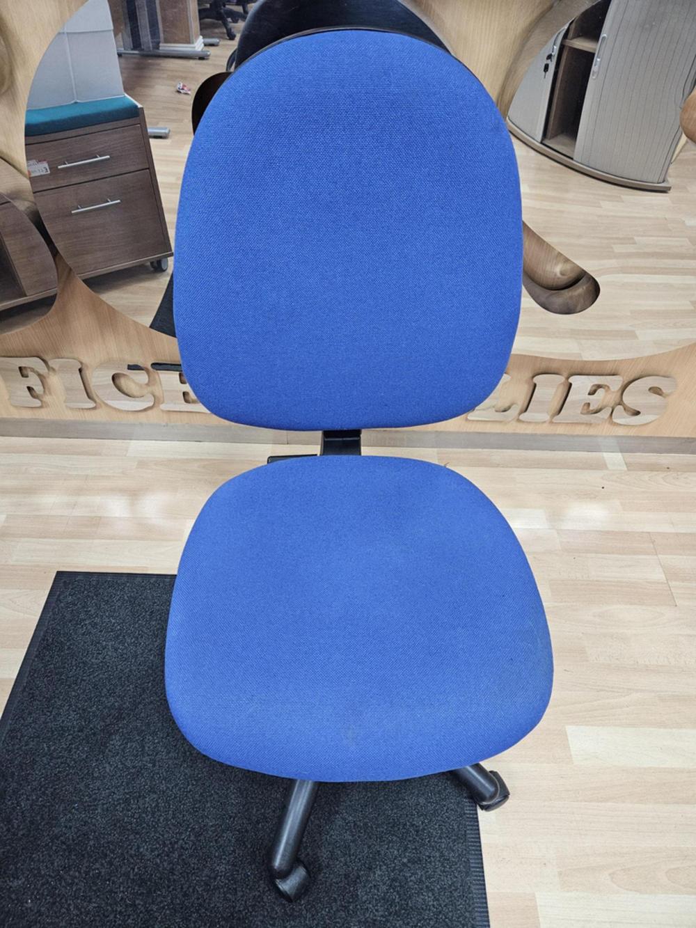 High Back Blue Operator Chair 