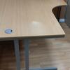 Light Oak 1600mm R/H Radial Desk
