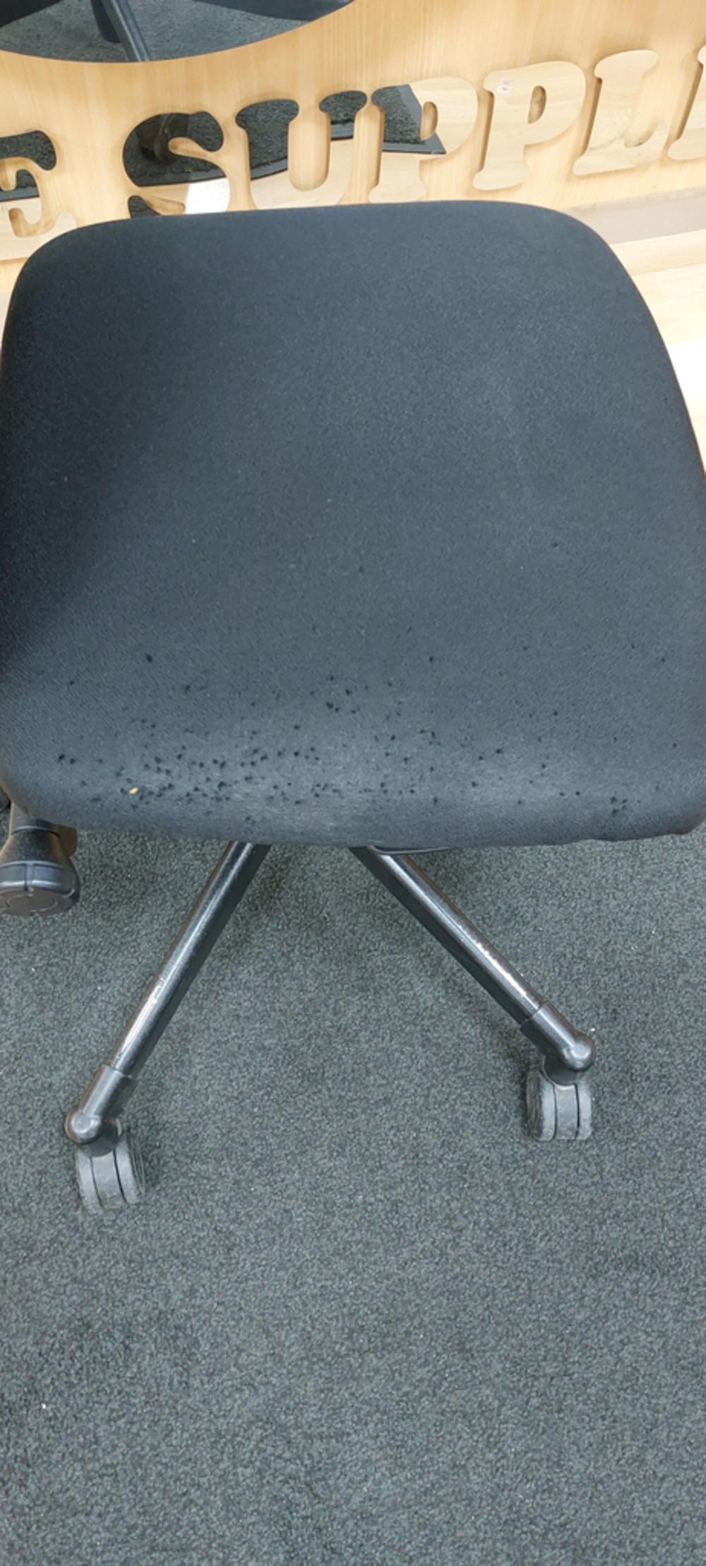 Steelcase Black Operator Chair ( Pulls in Fabric)