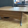 2000mm Santiago Cherry D Ended Radial Desk Right Handed 