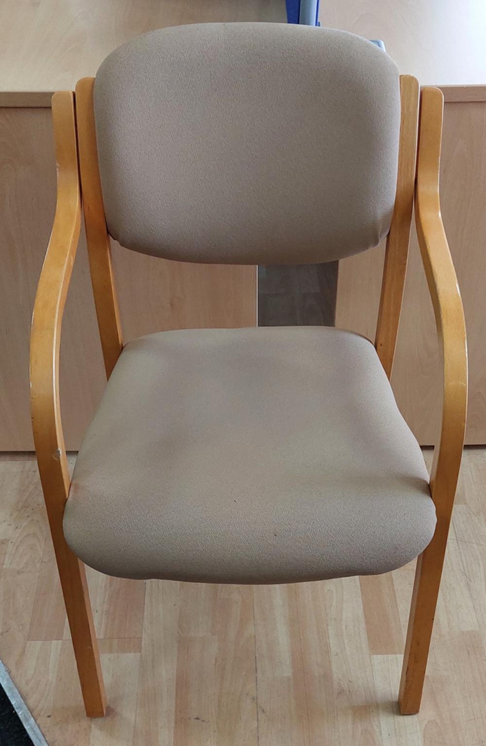 Sandvale Stacking Arm Chair with Wooden Frame