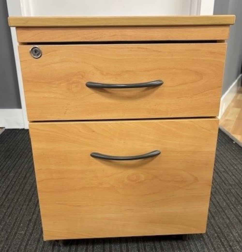 Apple 2 Drawer Mobile Pedestal