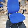 Alliance Blue Fabric Task Chair With Adjustable Arms 