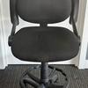 Black Draughtsman Chair with Foldback Arms